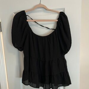 Elegant Black Women's Top